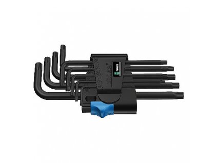 KLÍČE ZÁSTRČNÉ TORX S PŘIDRŽOVACÍ FUNKCÍ - SADA 967 L/9 TORX® HF