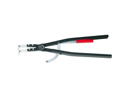 Kleště na pojistné kroužky, hroty s úhlem 90° 580mm, hřídel 252-400mm