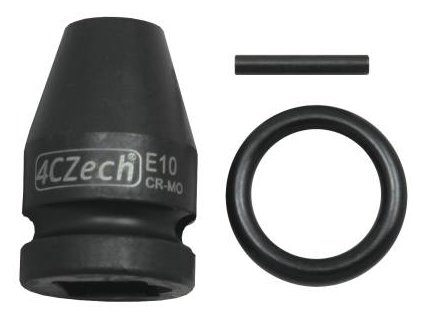 1/2" Nástrčná průmyslová hlavice 4CZECH TORX CrMo+trn,o-kroužek