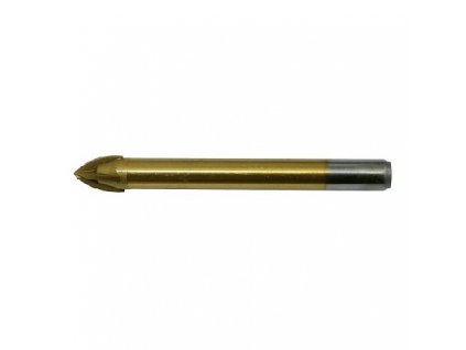 Vrták 4 břitý TiN univerz. do skla a dlaždic 16x95mm  válc.stopka