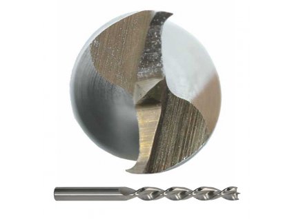 Vrták 03,00 DIN 338LGT50HSS, do dřeva lesklý