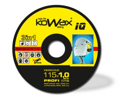Řezný kotouč KOWAX® IQ 3v1 115x1,0