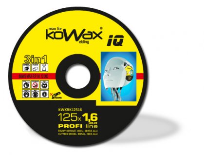 Řezný kotouč KOWAX® IQ 3v1 125x1,6