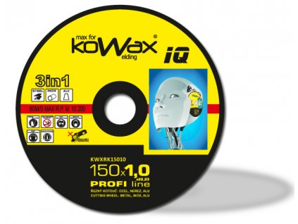 Řezný kotouč KOWAX® IQ 3v1 150x1,0