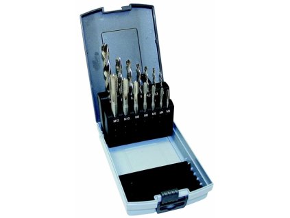 Sada vrtáků CZ002 a závitníků průchozí závit DIN371(1000)+DIN376(3000)