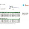 Mechanické posuvné měřítko s posuvovým kolečkem s dělením 0,02 mm INSIZE, typ 1312