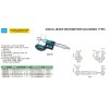 Digitální třmenový mikrometr pro vnitřní měření INSIZE, typ 3520