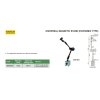 Univerzální magnetický stojan (light duty) INSIZE 80kgf pro úchylkoměr