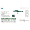 Digitální posuvné měřítko na vnitřní drážky 25-300mm/0,01 INSIZE