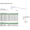 Pevné posuvné měřítko s dělením 0,02 mm INSIZE, typ 1208