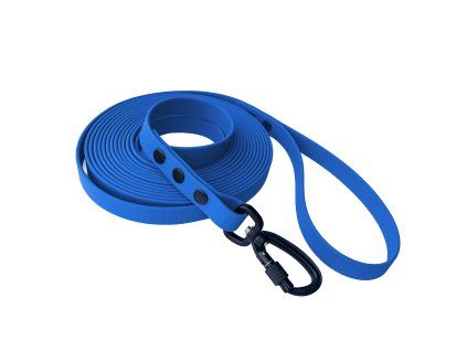 Stopovací vodítko 16 mm modré – voděodolné výcvikové vodítko pro psy