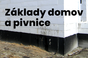 Hydroizolácia základov domu