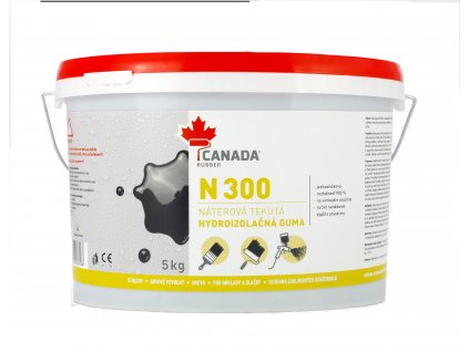 Canada Rubber N300 tekutá guma hydroizolácia kúpeľne