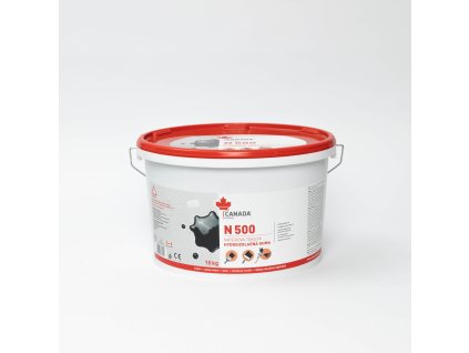 Canada Rubber N500 10 kg, tekutá guma vhodná na hydroizoláciu plochých striech, kúpeľní, terás, balkónov a prasklín v betóne
