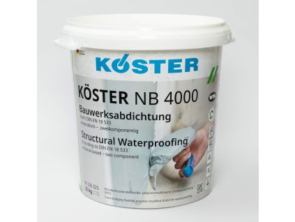 Koster NB 4000 25 kg hydroizolačná stierka na základy domov, balkóny, terasy a murivo