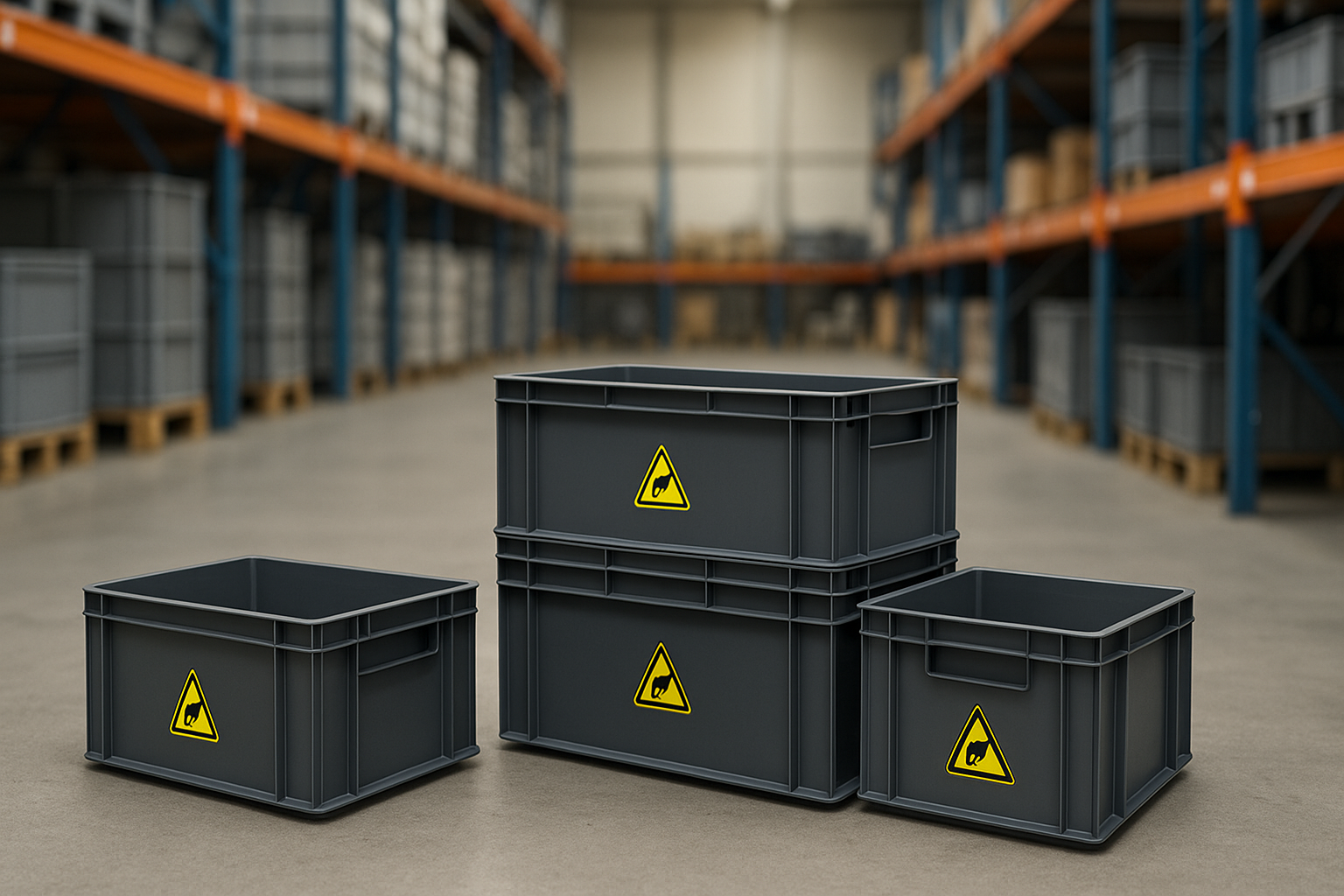 ESD prepravky: Spoľahlivá elektrostatická ochrana pre priemysel aj logistiku