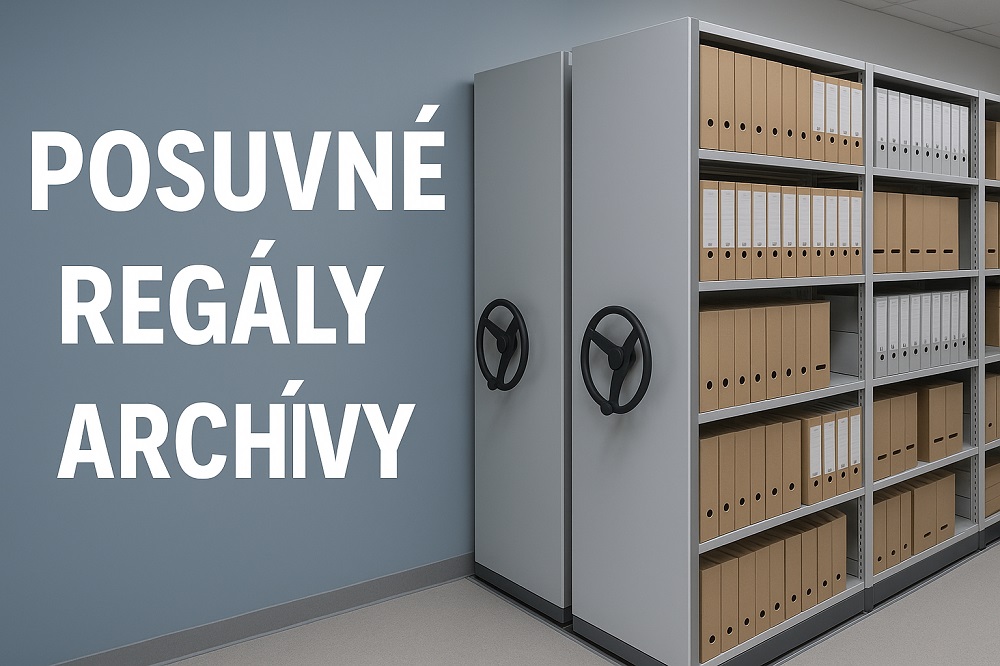 Posuvné regály – moderné riešenie pre archívy a maximálne využitie priestoru