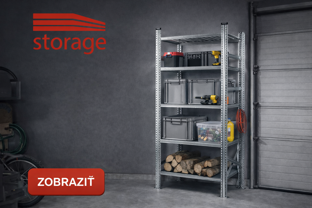 Regál do garáže: Prestaňte prekračovať náradie a dajte mu poriadok, ktorý vydrží