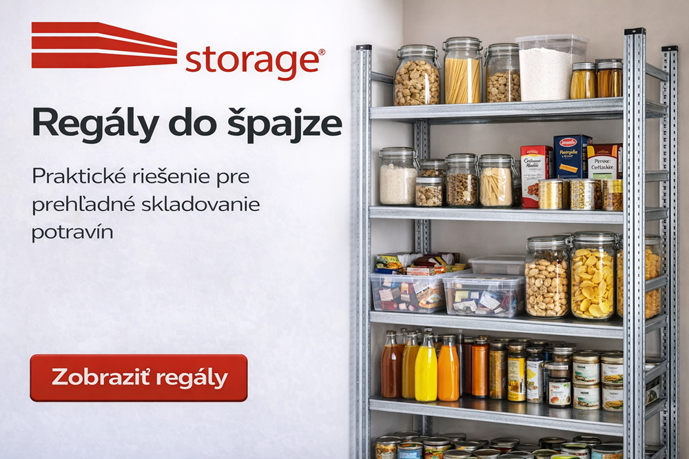 Regály do špajze: Ako urobiť poriadok tam, kde doteraz vládol chaos?