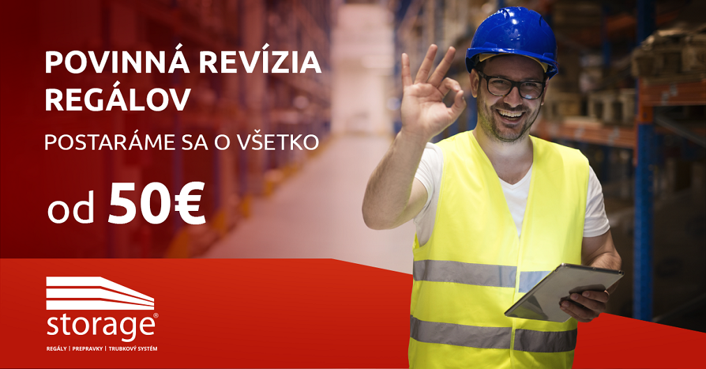 Je nutná pravidelná revízia regálov?