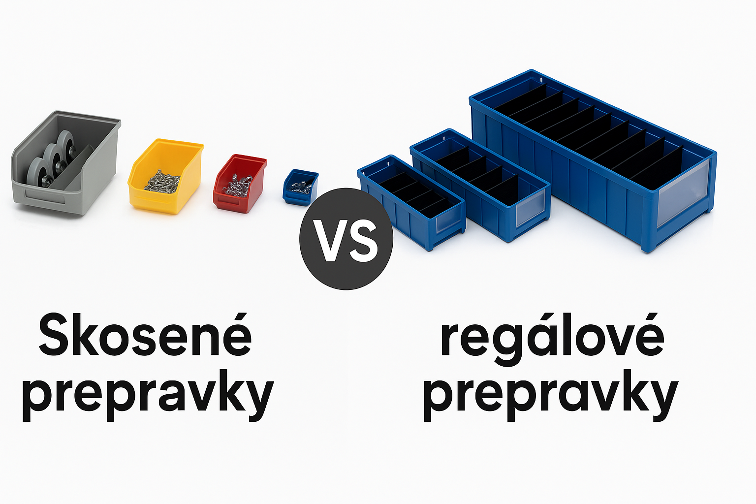 Skosené prepravky vs. regálové prepravky: rozdiely a výhody pre efektívne skladovanie