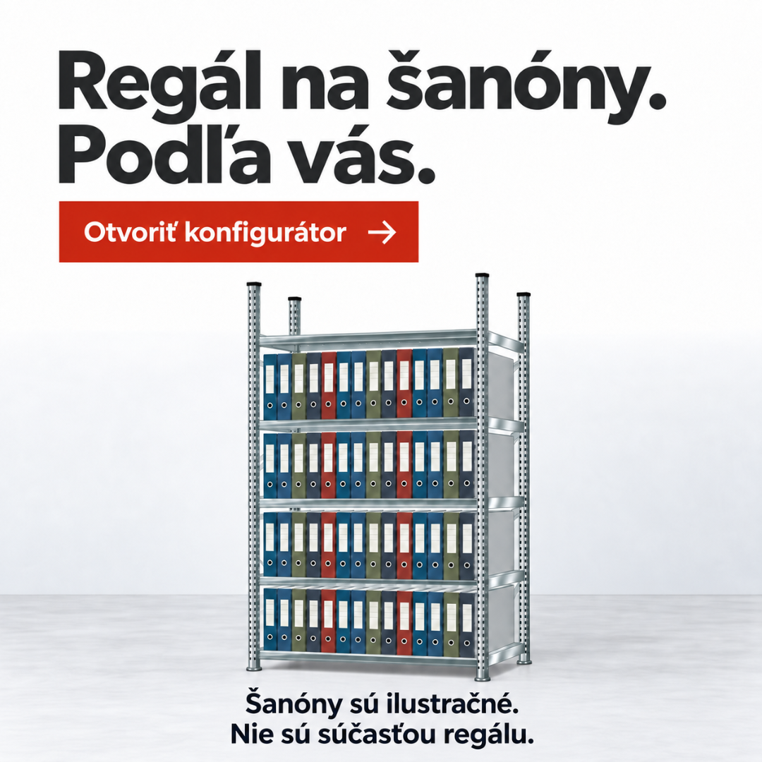 Regály na sanony