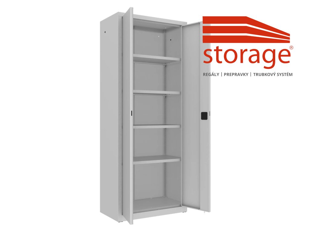 Univerzálna skriňa Sbm 202 (color_body RAL 7035, svetlošedá, color_door RAL 7035, svetlošedá)