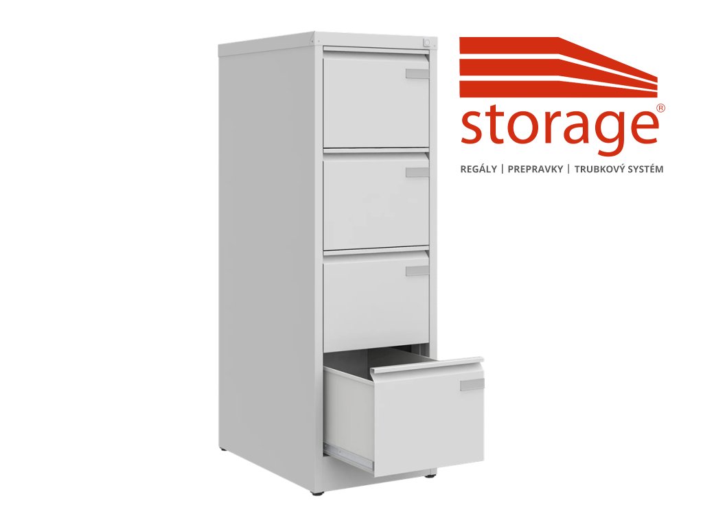 Kartotéka Szk 301 (color_body RAL 9010, biela, color_door RAL 9010, biela)