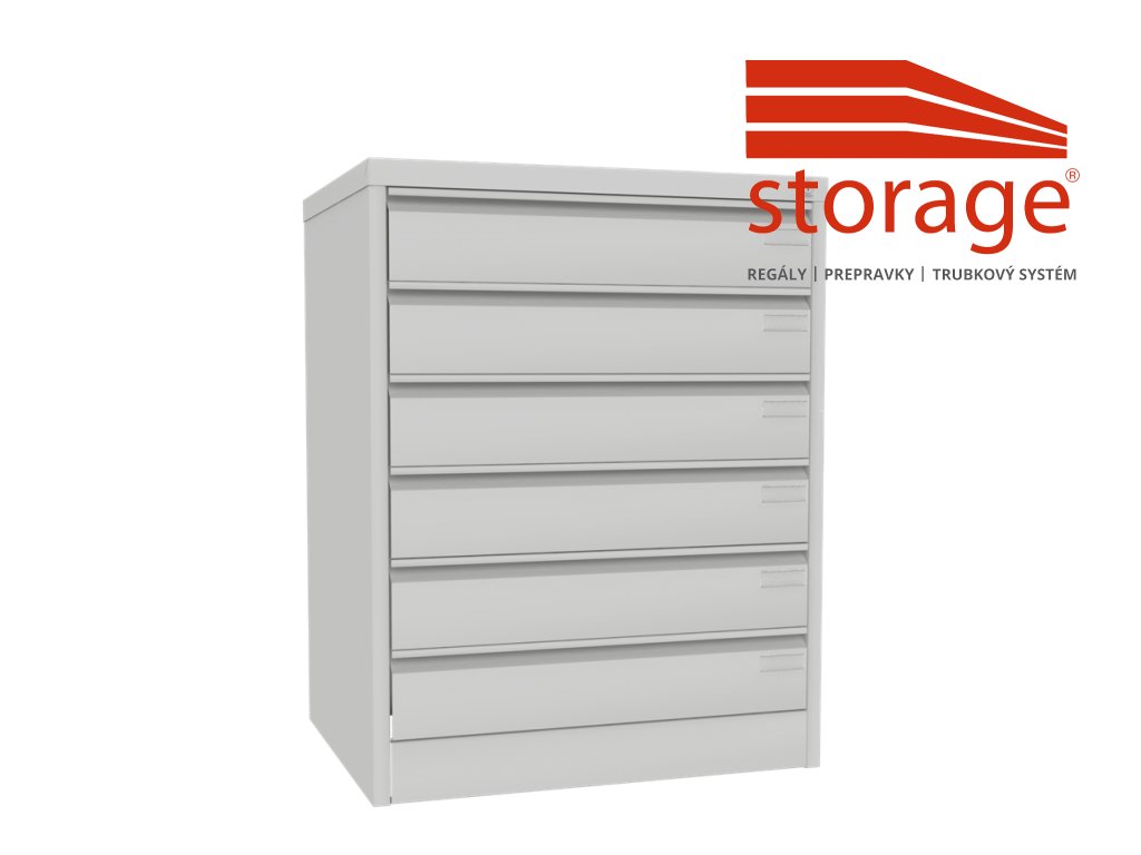 Kartotéka Szk 203 (color_body RAL 7035, svetlošedá, color_door RAL 7035, svetlošedá)