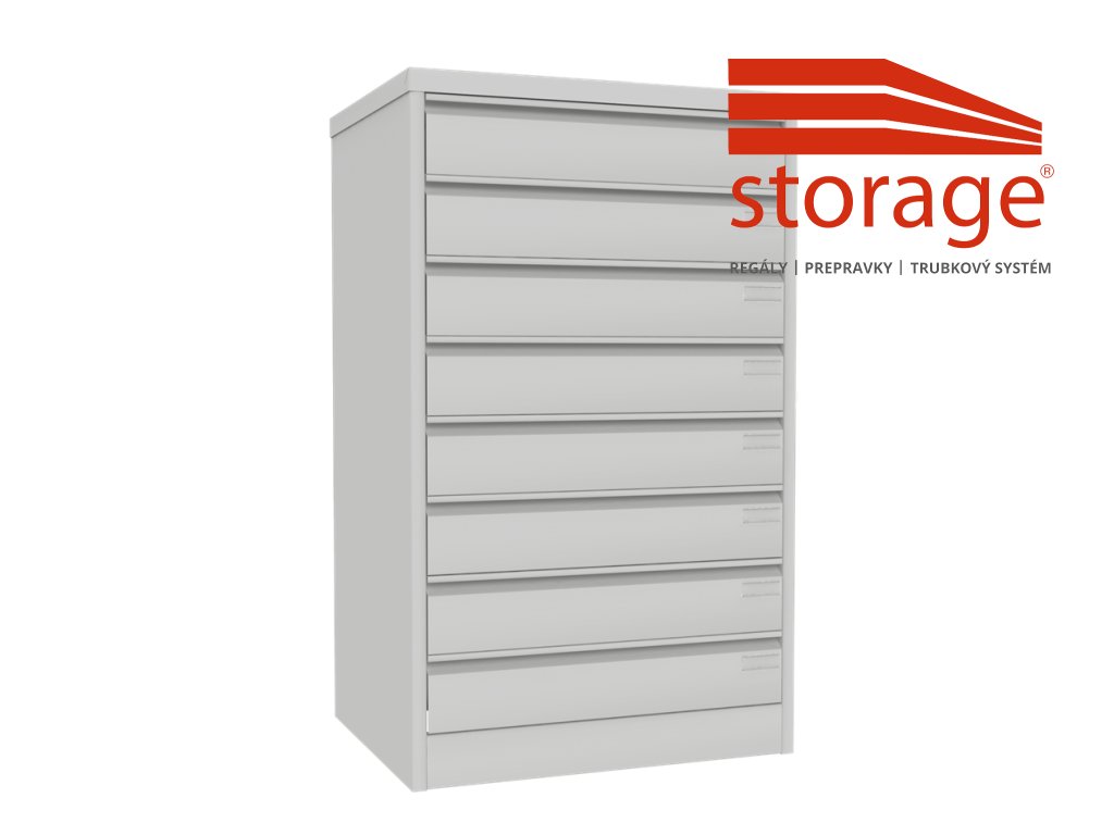 Kartotéka Szk 303 (color_body RAL 7035, svetlošedá, color_door RAL 7035, svetlošedá)