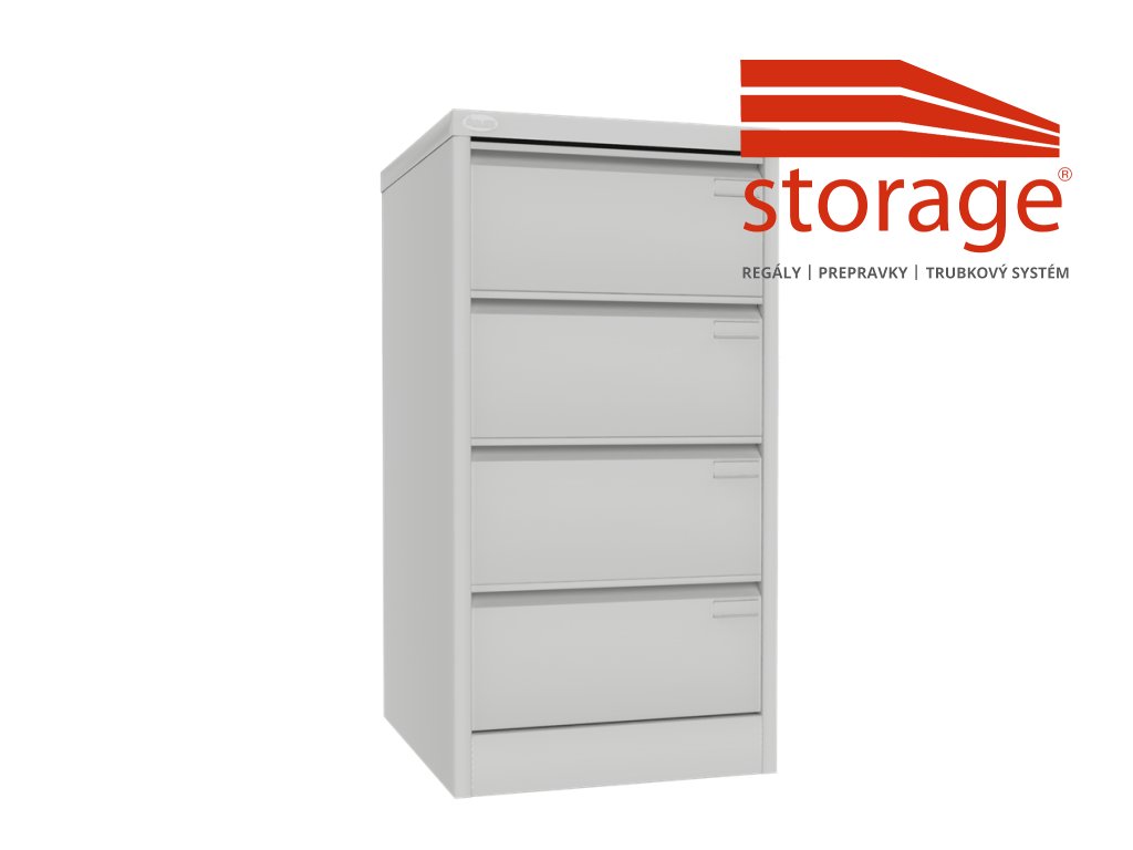 Kartotéka Szk 304/4 (color_body RAL 7035, svetlošedá, color_door RAL 7035, svetlošedá)