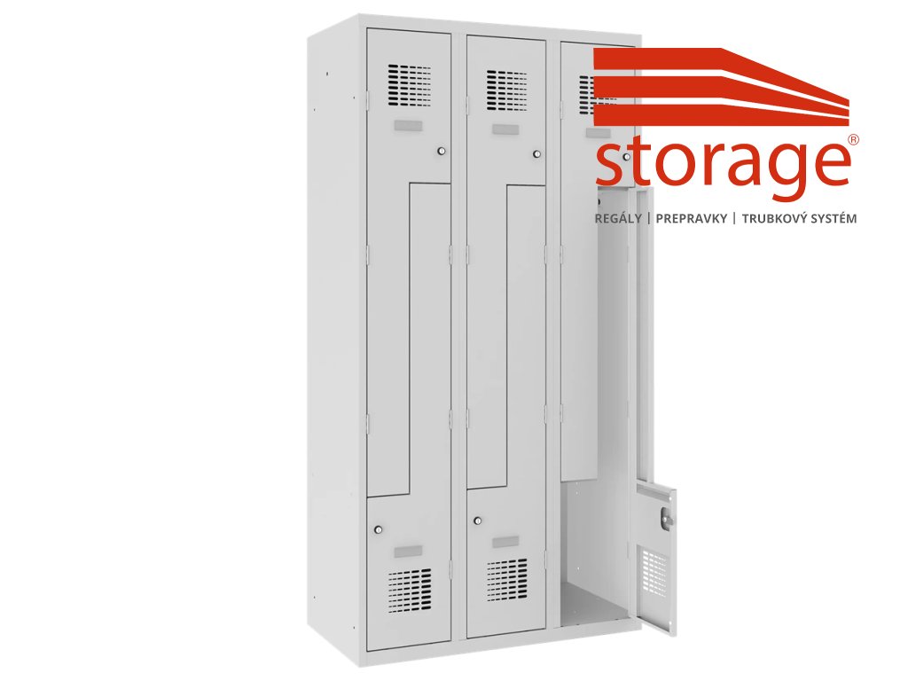Šatník Sul 33 W (color_body RAL 7035, svetlošedá, color_door RAL 7035, svetlošedá)