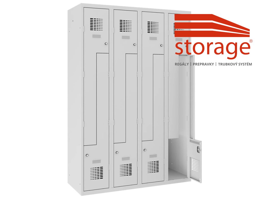 Šatník Sul 34 W (color_body RAL 7035, svetlošedá, color_door RAL 7035, svetlošedá)