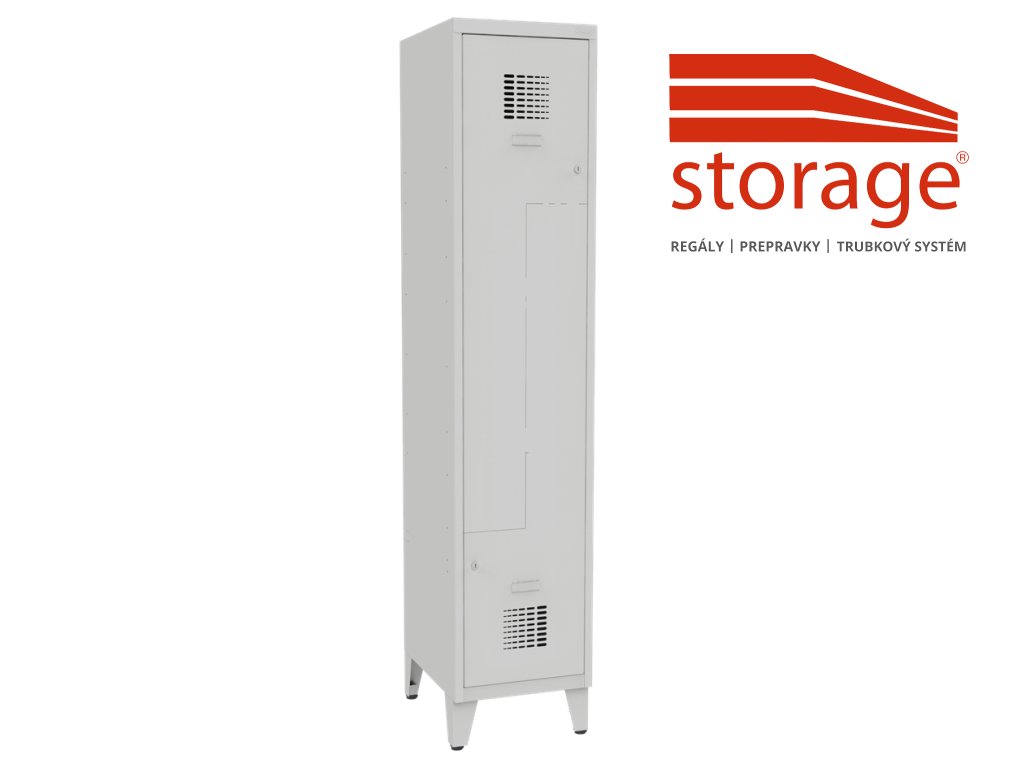 Šatník Sul 41 Wn (color_body RAL 7035, svetlošedá, color_door RAL 7035, svetlošedá)