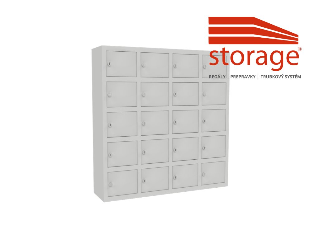 Skriňa na cennosti WSS 20 (color_body RAL 7035, svetlošedá, color_door RAL 7035, svetlošedá)