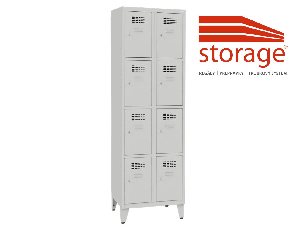 Skriňa Sus 324 Wn (color_body RAL 7035, svetlošedá, color_door RAL 7035, svetlošedá)