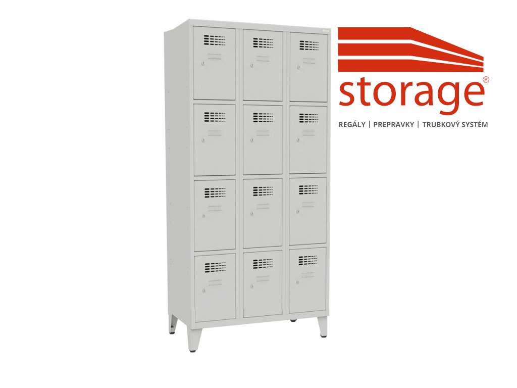Skriňa Sus 334 Wn (color_body RAL 7035, svetlošedá, color_door RAL 7035, svetlošedá)