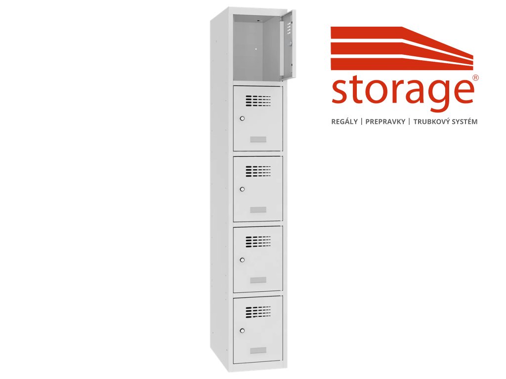 Skriňa Sus 315 W (color_body RAL 7035, svetlošedá, color_door RAL 7035, svetlošedá)