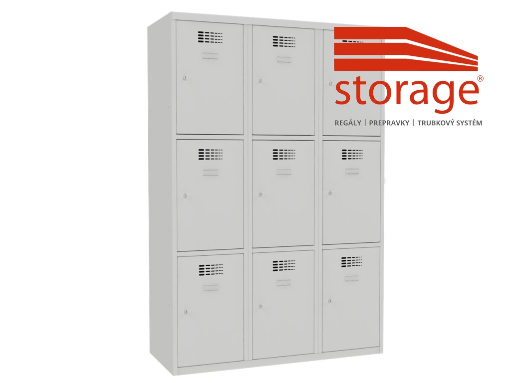 Skriňa Sus 433 W (color_body RAL 7035, svetlošedá, color_door RAL 7035, svetlošedá)