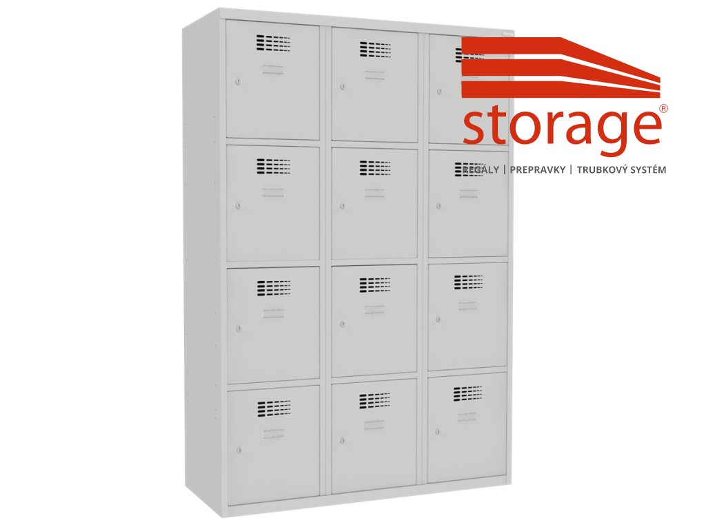 Skriňa Sus 434 W (color_body RAL 7035, svetlošedá, color_door RAL 7035, svetlošedá)