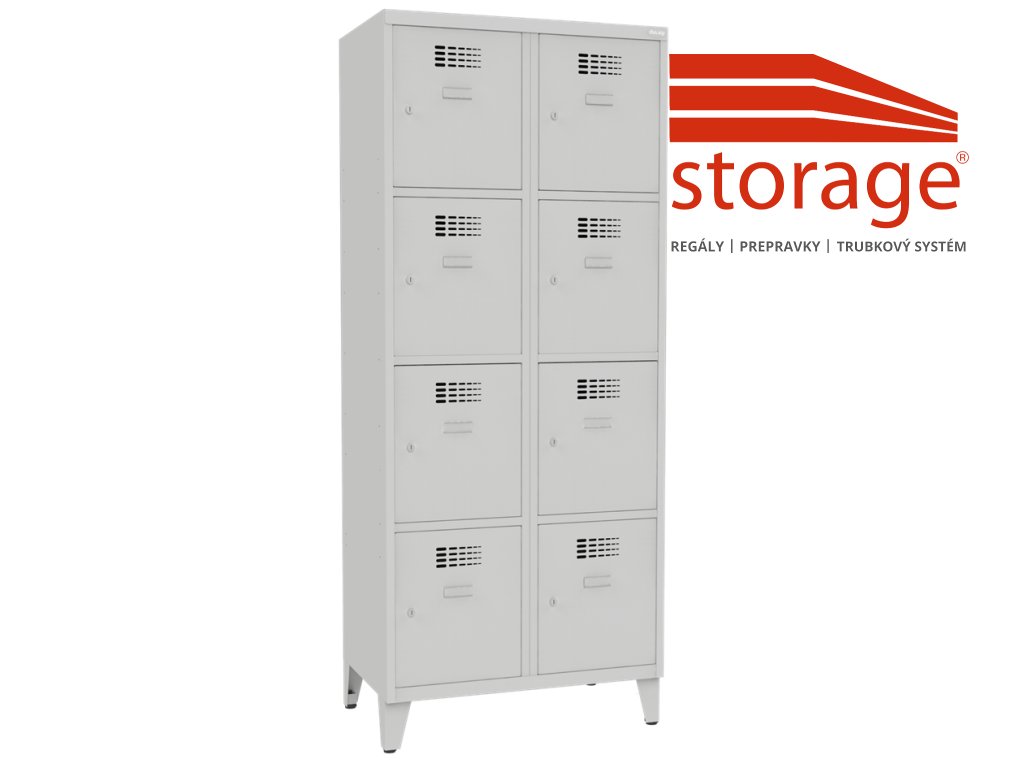 Skriňa Sus 424 Wn (color_body RAL 7035, svetlošedá, color_door RAL 7035, svetlošedá)