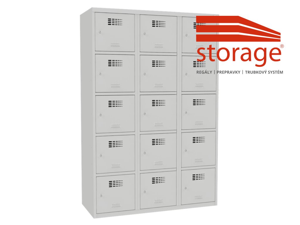 Skriňa Sus 435 W (color_body RAL 7035, svetlošedá, color_door RAL 7035, svetlošedá)
