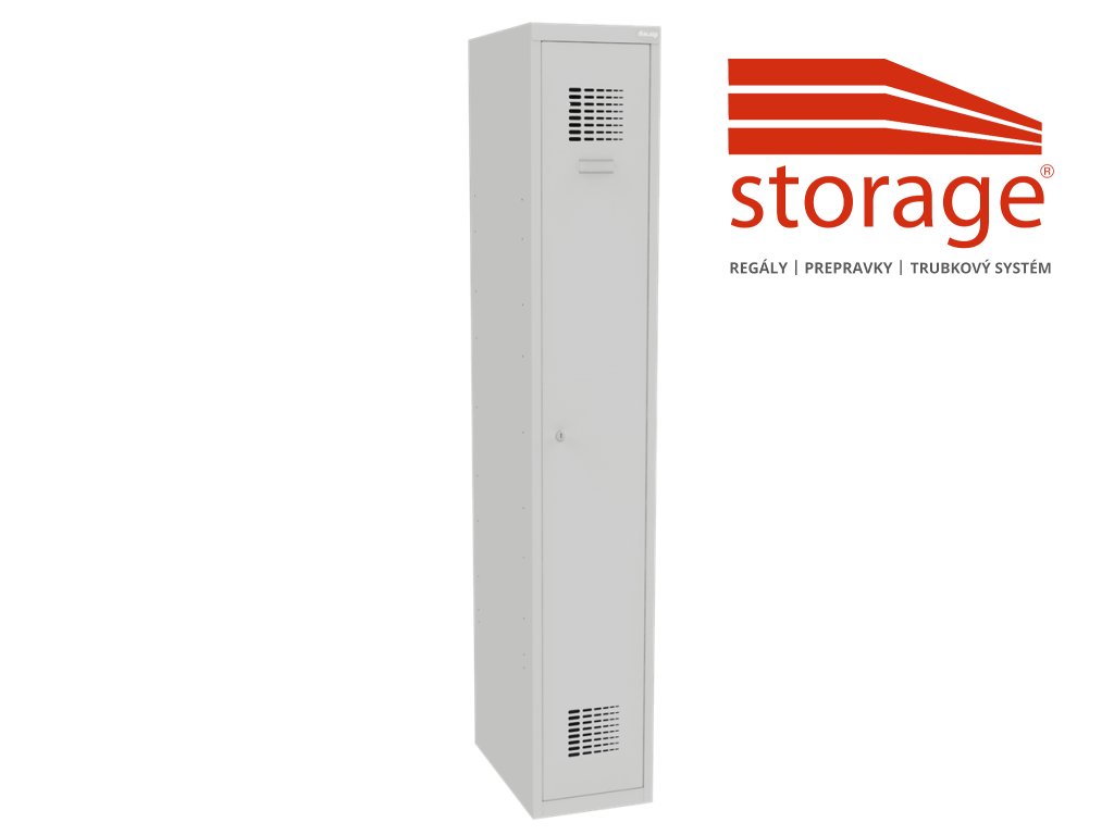 Šatník Sum 310 W lx (color_body RAL 7035, svetlošedá, color_door RAL 7035, svetlošedá)