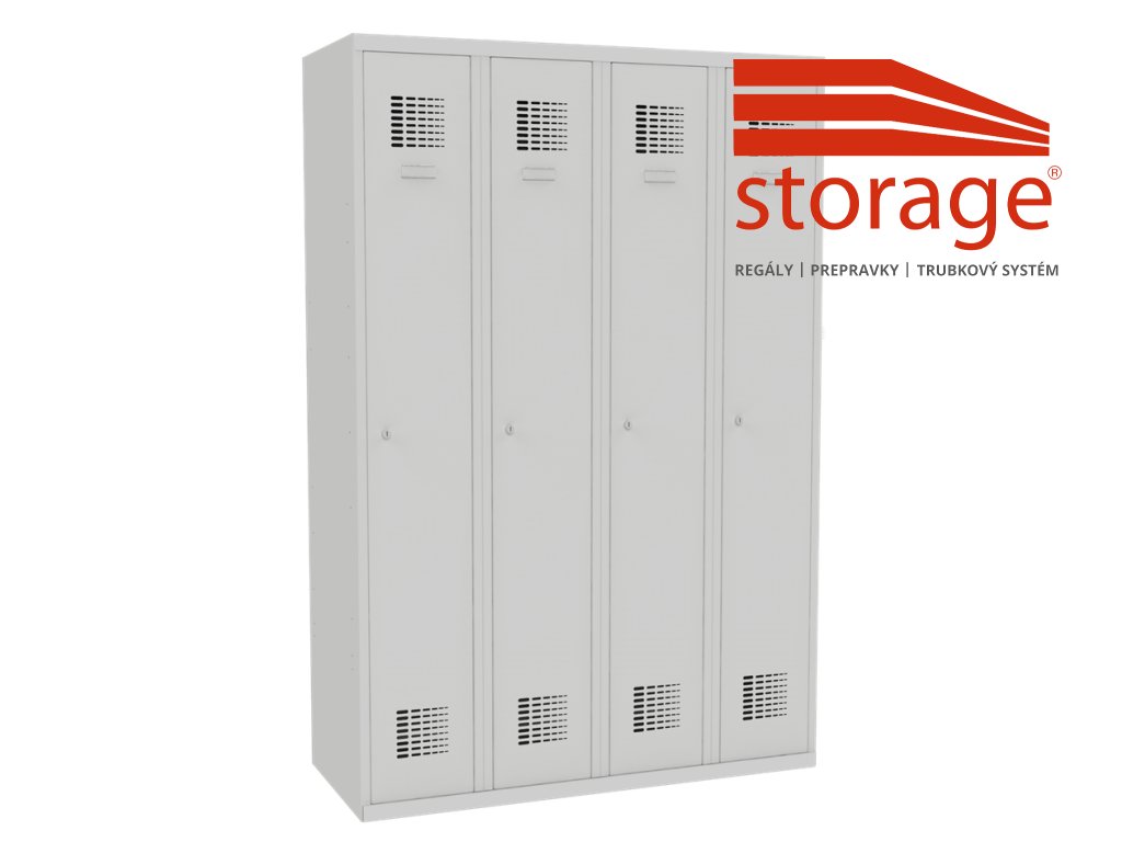 Šatník Sum 340 W lx (color_body RAL 7035, svetlošedá, color_door RAL 7035, svetlošedá)