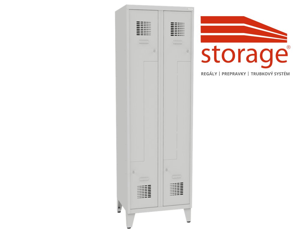 Šatník Sul 32 Wn lx (color_body RAL 7035, svetlošedá, color_door RAL 7035, svetlošedá)