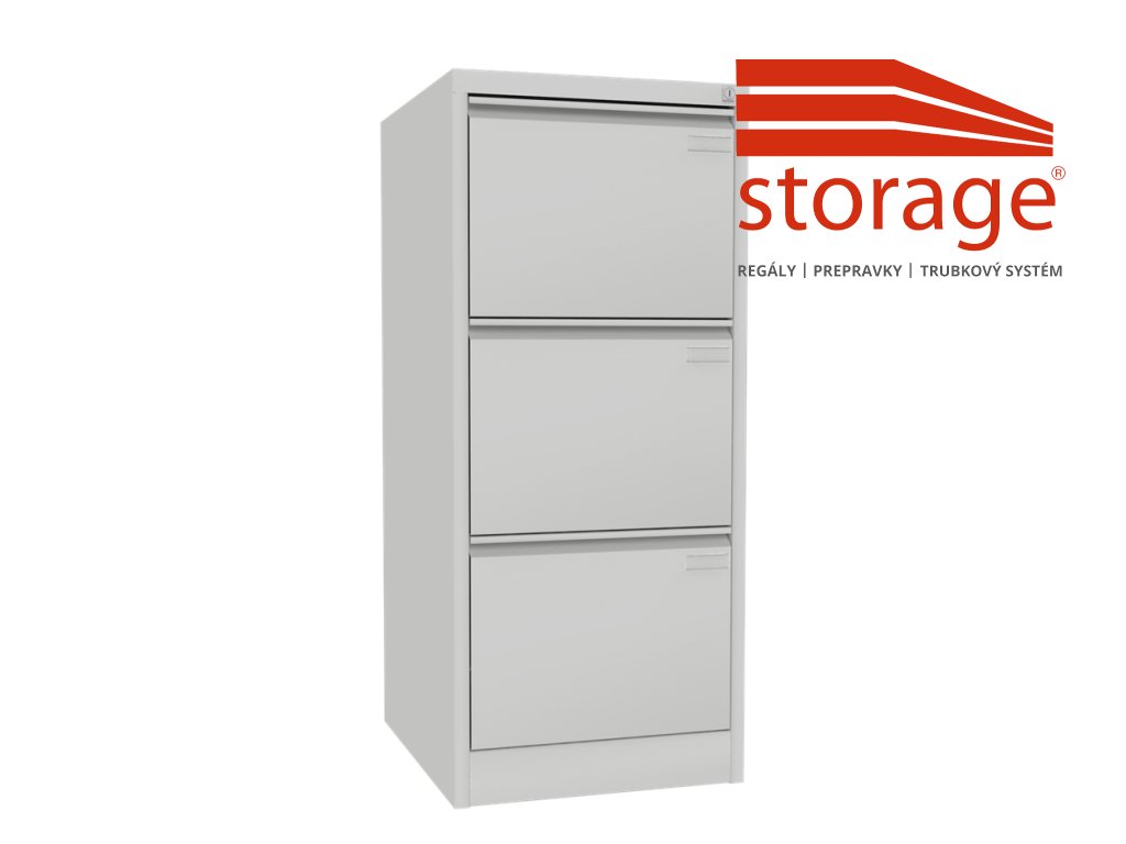 Kartotéka Szk 3A3 (color_body RAL 7035, svetlošedá, color_door RAL 7035, svetlošedá)
