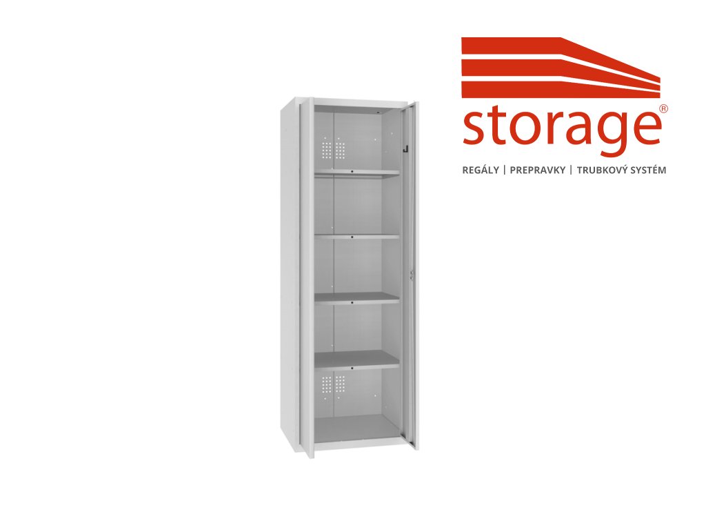 Šatník MSU 60 (color_body RAL 7035, svetlošedá, color_door RAL 7035, svetlošedá)