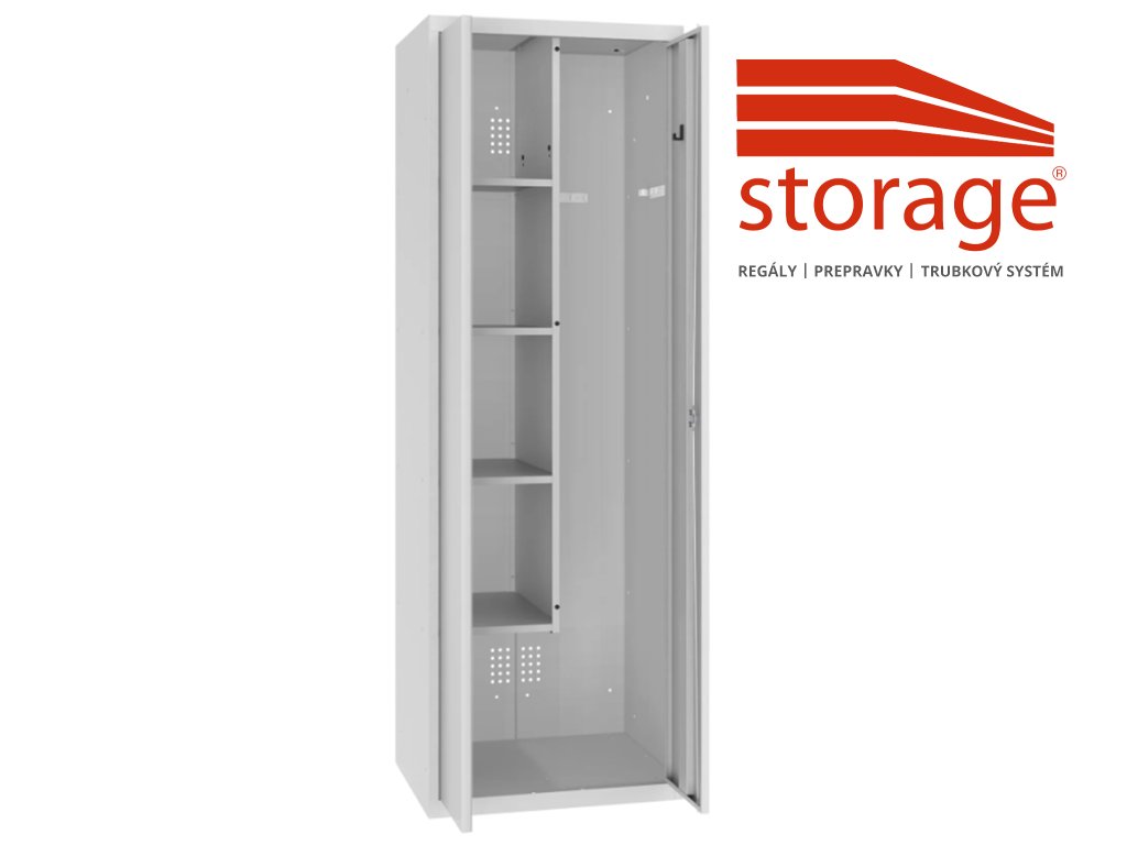 Skriňa MSU 62 (color_body RAL 7035, svetlošedá, color_door RAL 7035, svetlošedá)