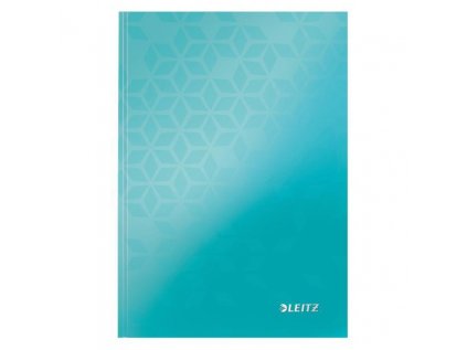 106233 1 zaznamova kniha leitz wow a5 80 listov linajkova ladovo modra