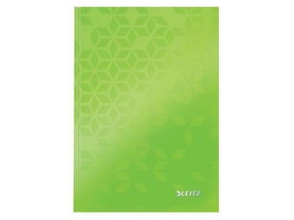 106239 1 zaznamova kniha leitz wow a5 80 listov linajkova zelena
